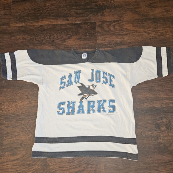Vintage NHL San Jose Sharks 1993 Logo 7 - Picture 1 of 7